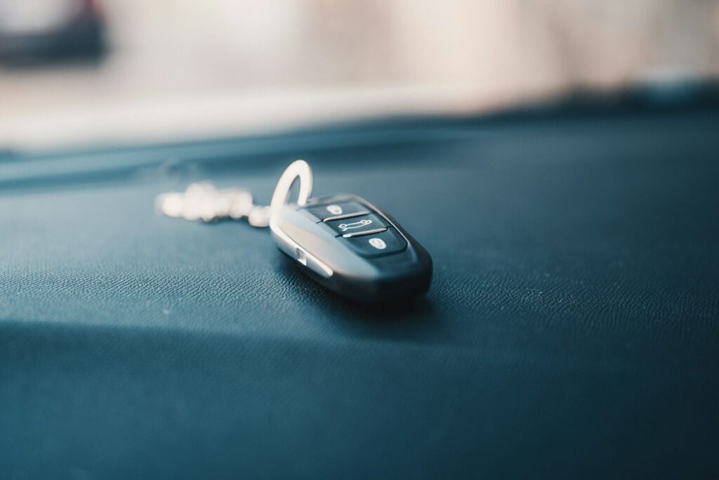 car keys close up